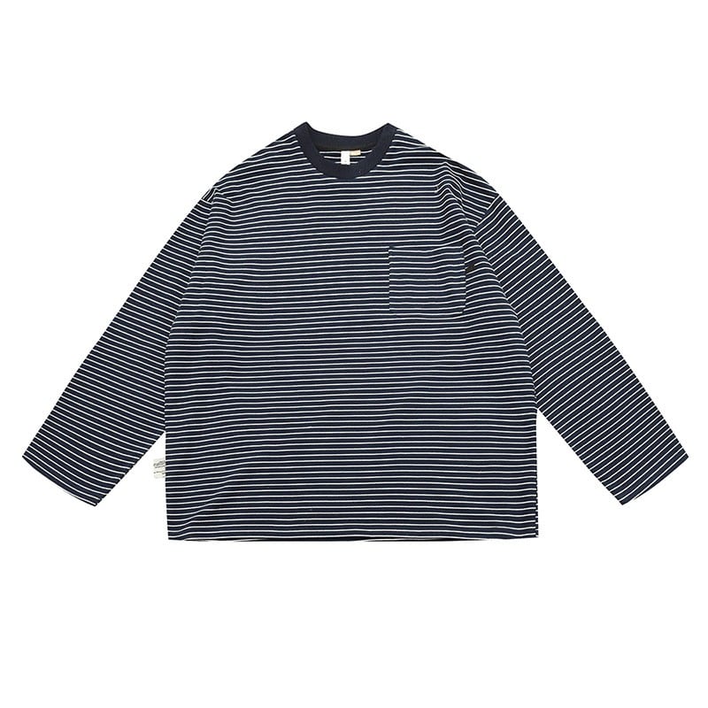 ミジンボーダー 長袖Tシャツ B031