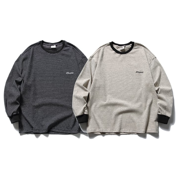 ミジンボーダー ワンポイントロゴTシャツ B524