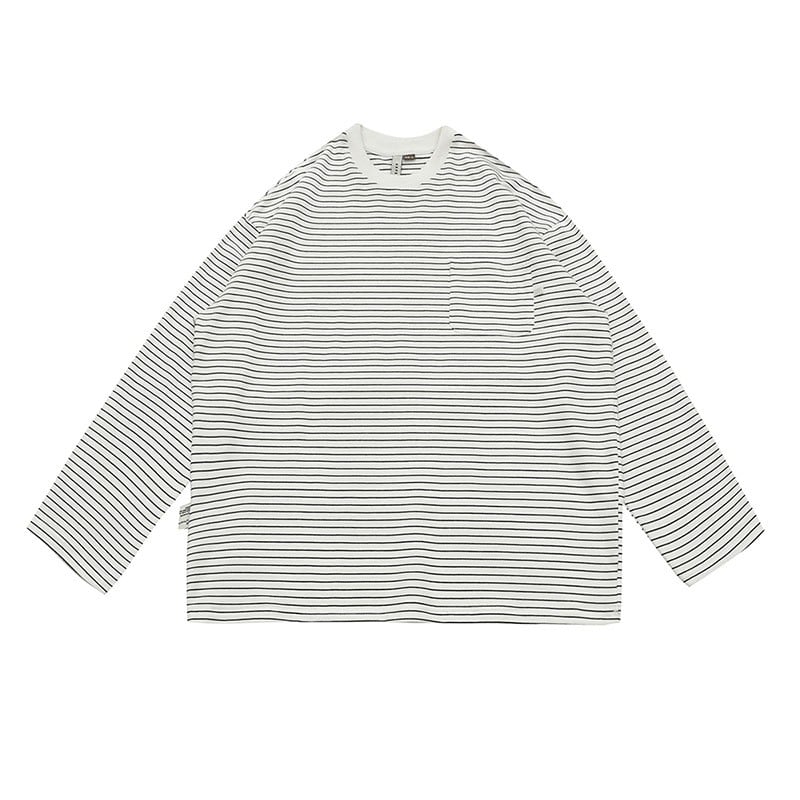 ミジンボーダー 長袖Tシャツ B031