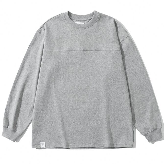 ヘビーウェイト フロント切り替え 長袖Tシャツ B538