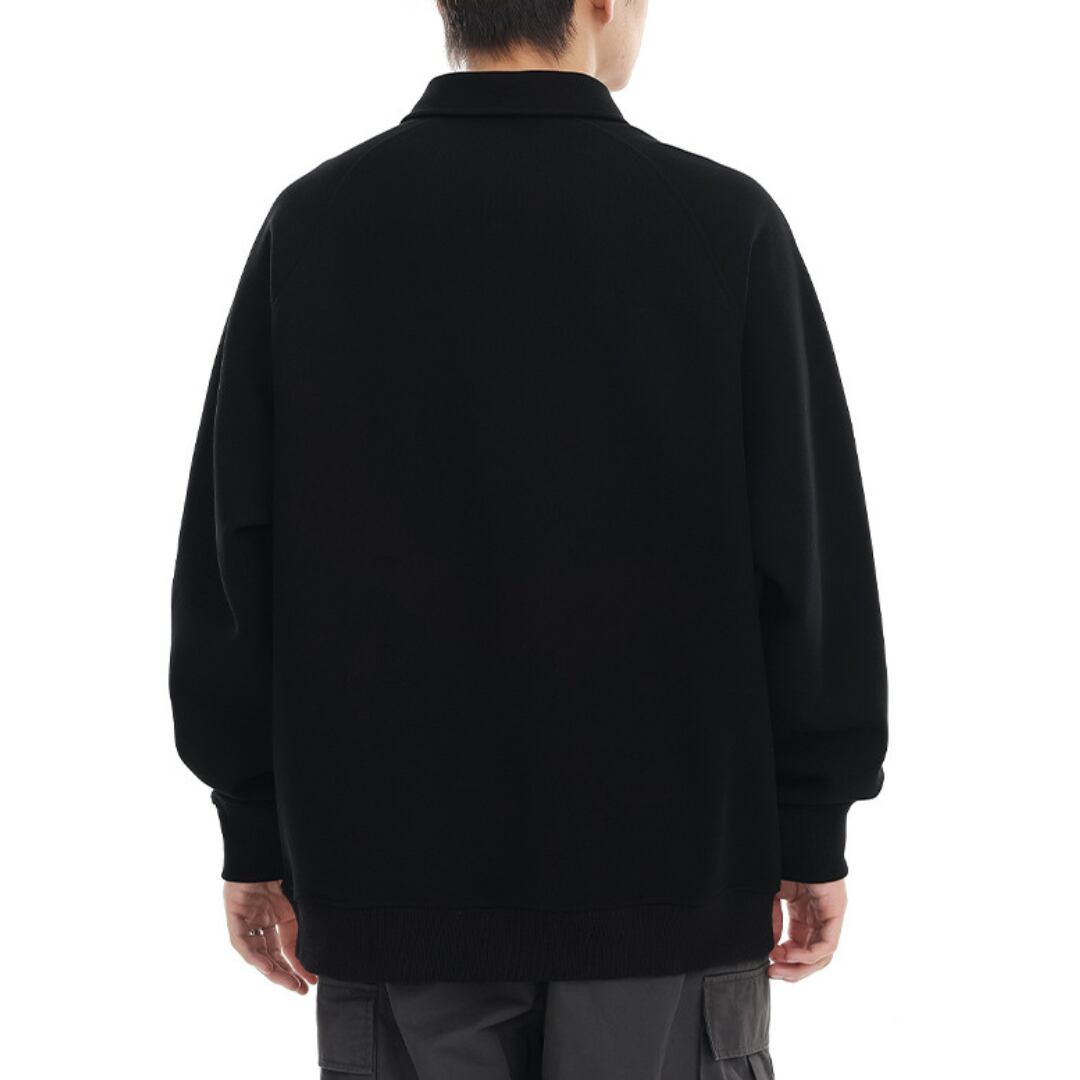 Bicolor ハーフジップスウェット B711