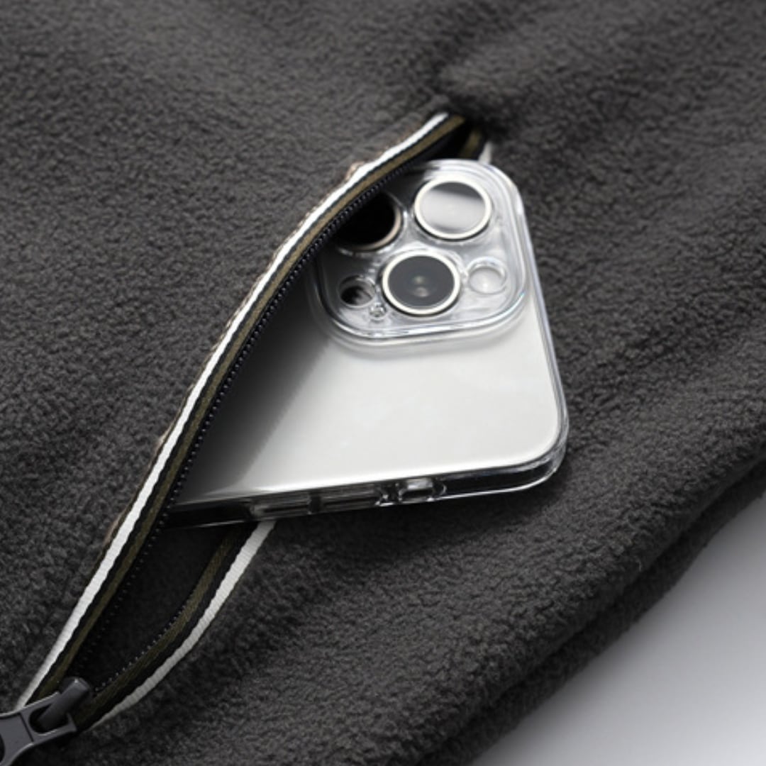 Fleece half-zip stand pullover C168