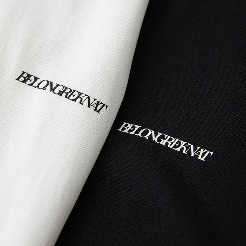 ロゴプリント ロングスリーブTシャツ B537