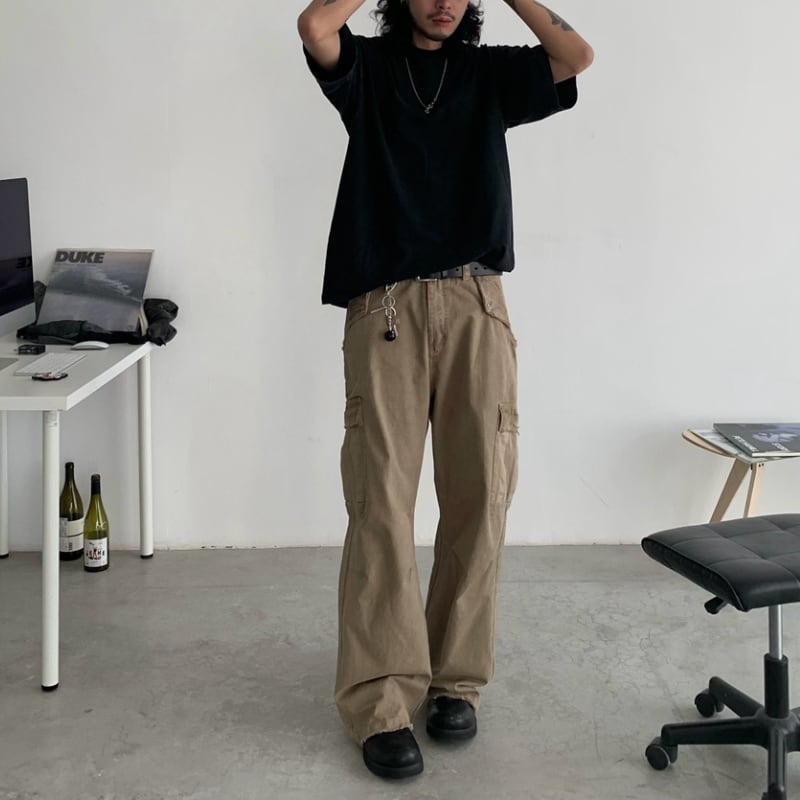 ウォッシュド ヴィンテージ カーゴパンツ B602