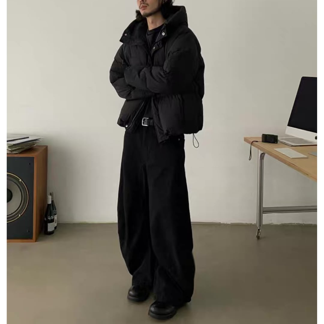 ウォッシュド ツイストワイド パンツ C261