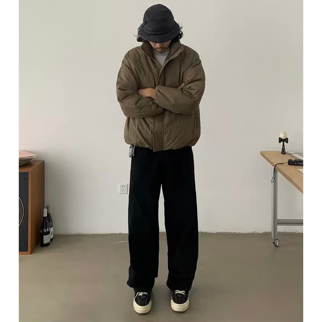 ウォッシュド ツイストワイド イージーパンツ C267