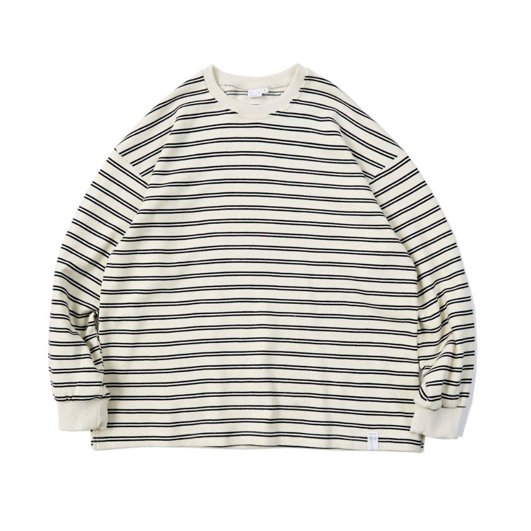 マルチボーダー 長袖Tシャツ B917