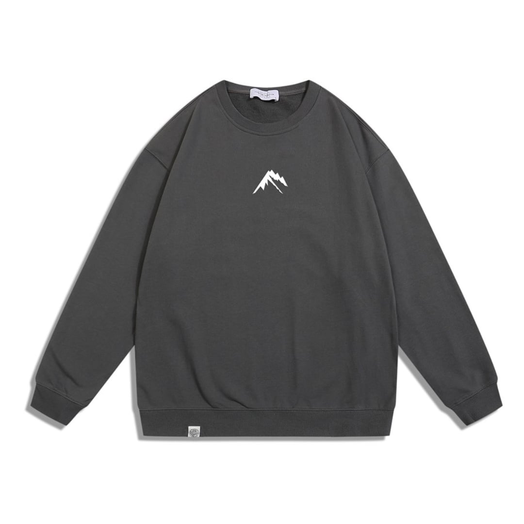 Outdoors バックプリント 長袖スウェットTシャツ B721