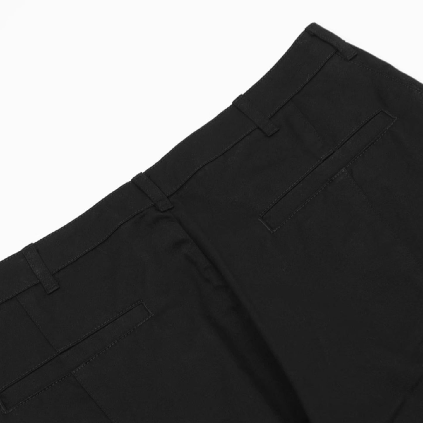コンパクトツイル ワイドストレートパンツ B609