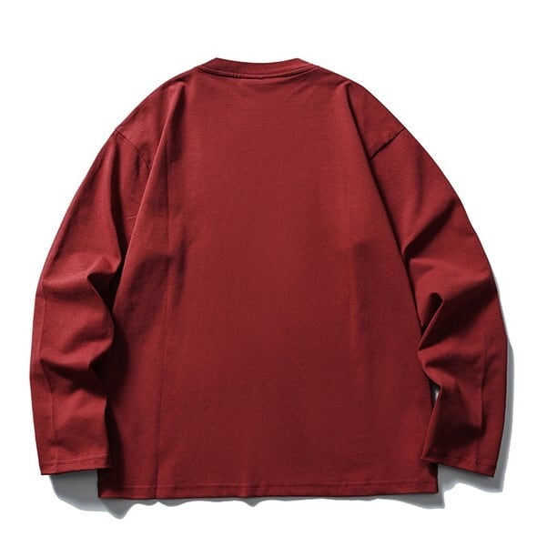 ロゴプリント 長袖Tシャツ B760