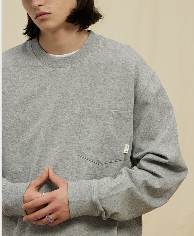 ヘビーウェイト 長袖Tシャツ B038