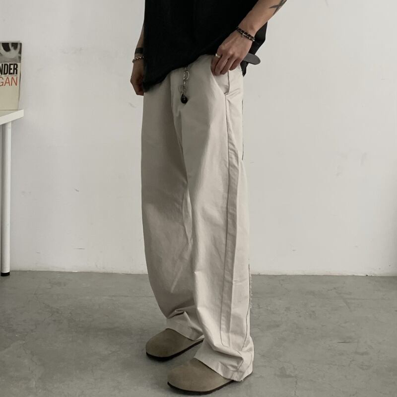 コンパクトツイル ストレートパンツ B606