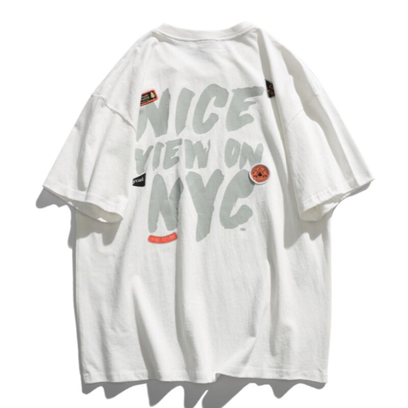 【ORDERLINESS】バックロゴワッペン コットンTシャツ B469