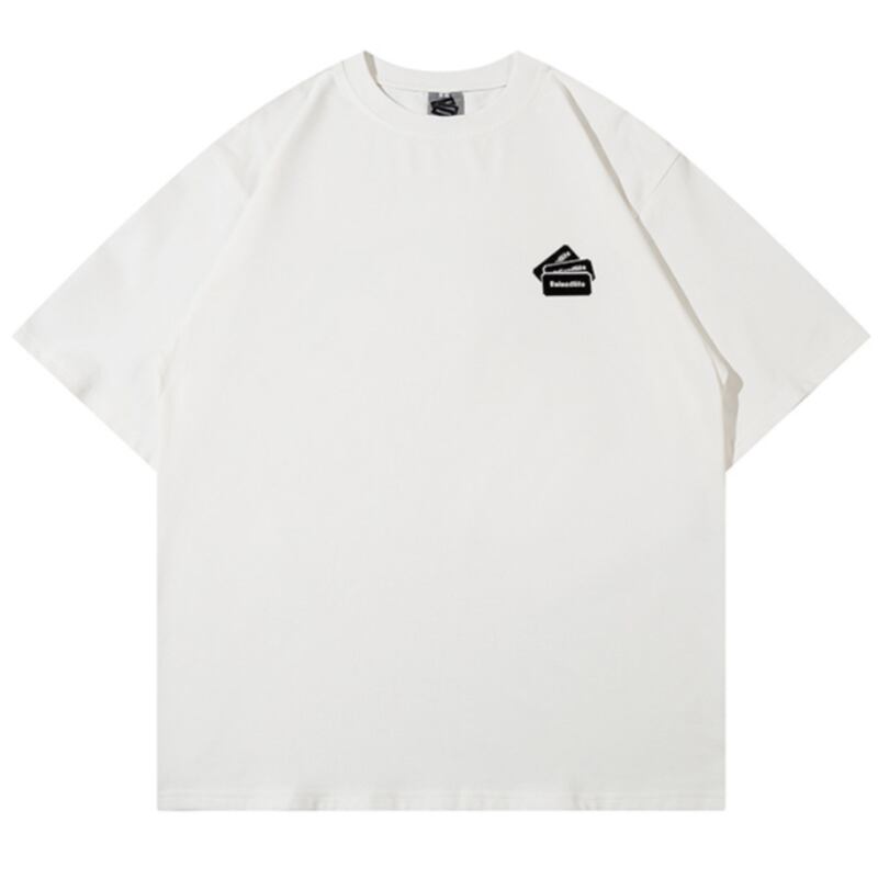 【Ruinedlife】ニッチデザイン バックプリントTシャツ B424