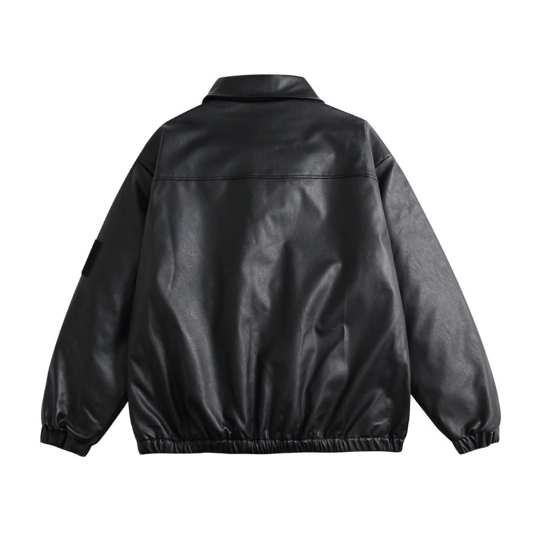PUレザー ZIPジャケット B678