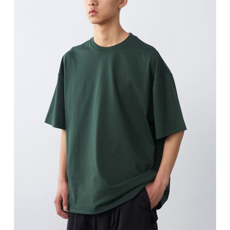【Vavu】通気速乾性 ソロナ ドローコード無地Tシャツ B492