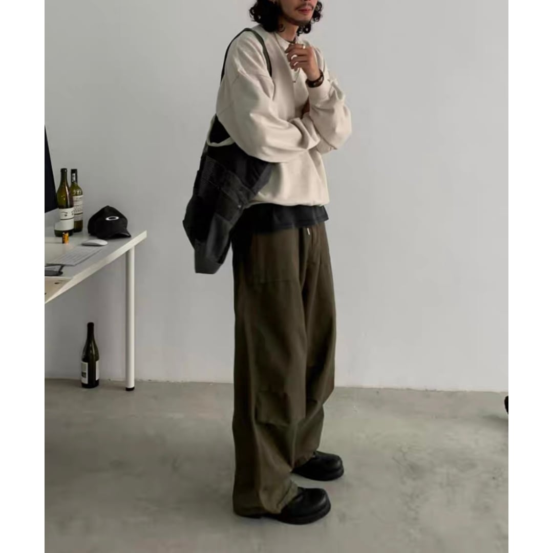 ワイドストレート ブッシュパンツ C260