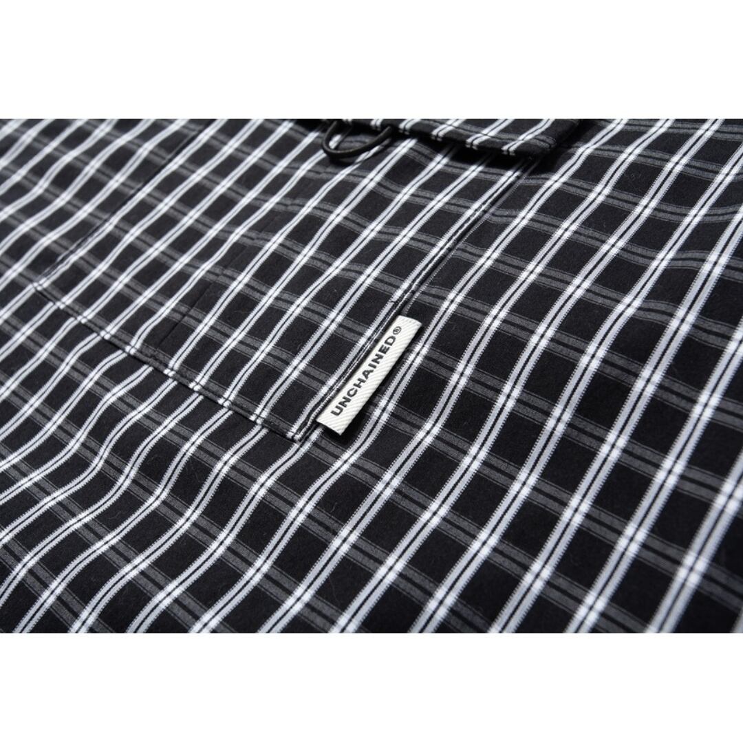 City check flap pocket shirt C209
