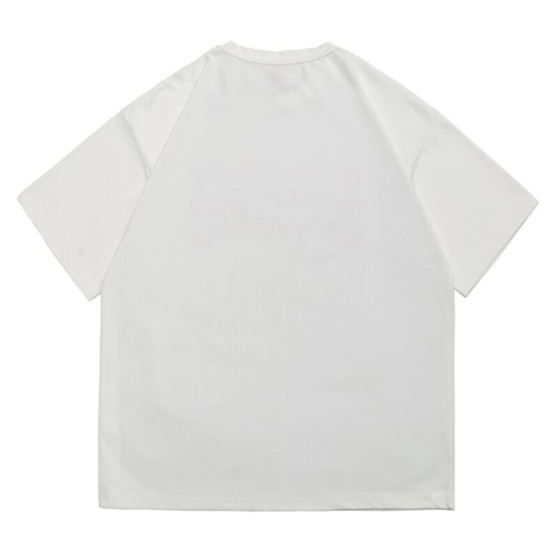 【MEDAIGUAL】ロゴプリントTシャツ B413