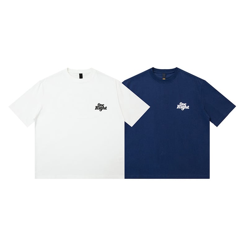 【One Right】ヘビーウェイト プリントTシャツ B242