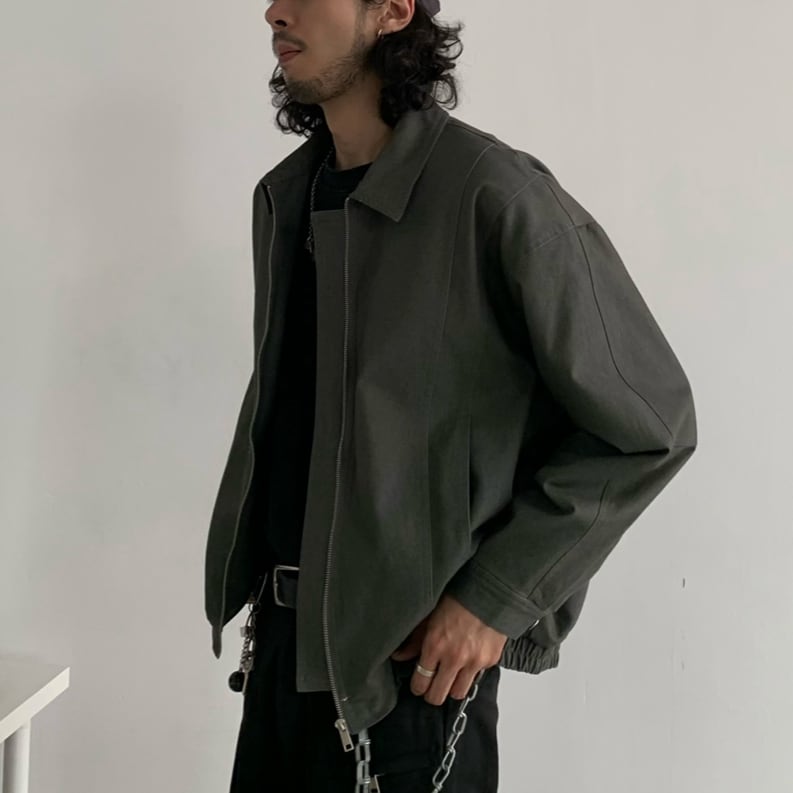 クロップド ジップジャケット B542
