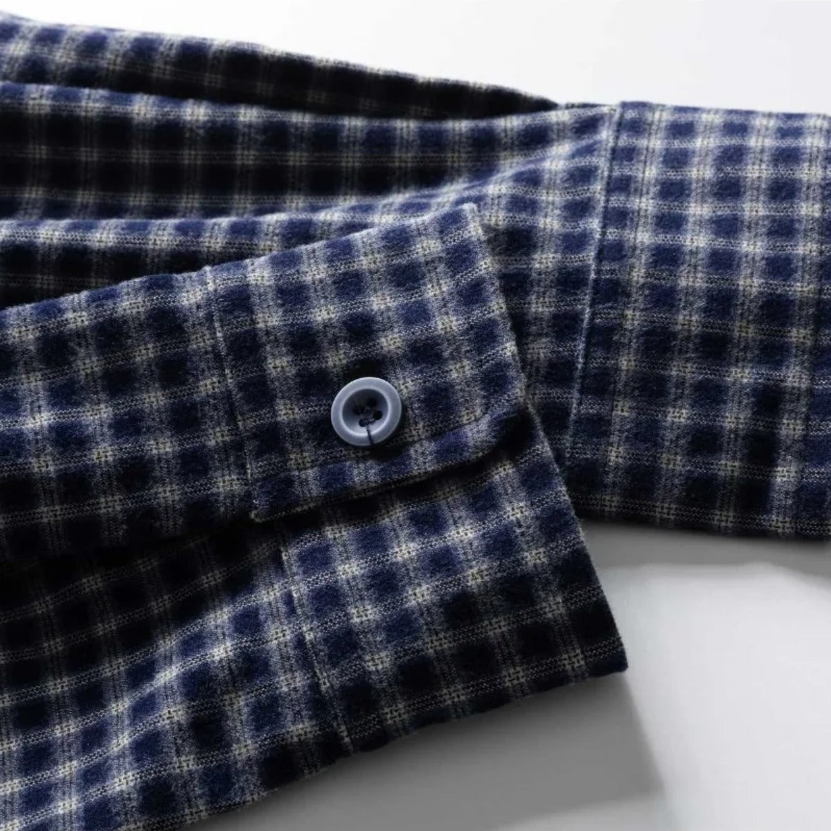 ワンポイント刺繍 ギンガムチェック レギュラーシャツ N1940