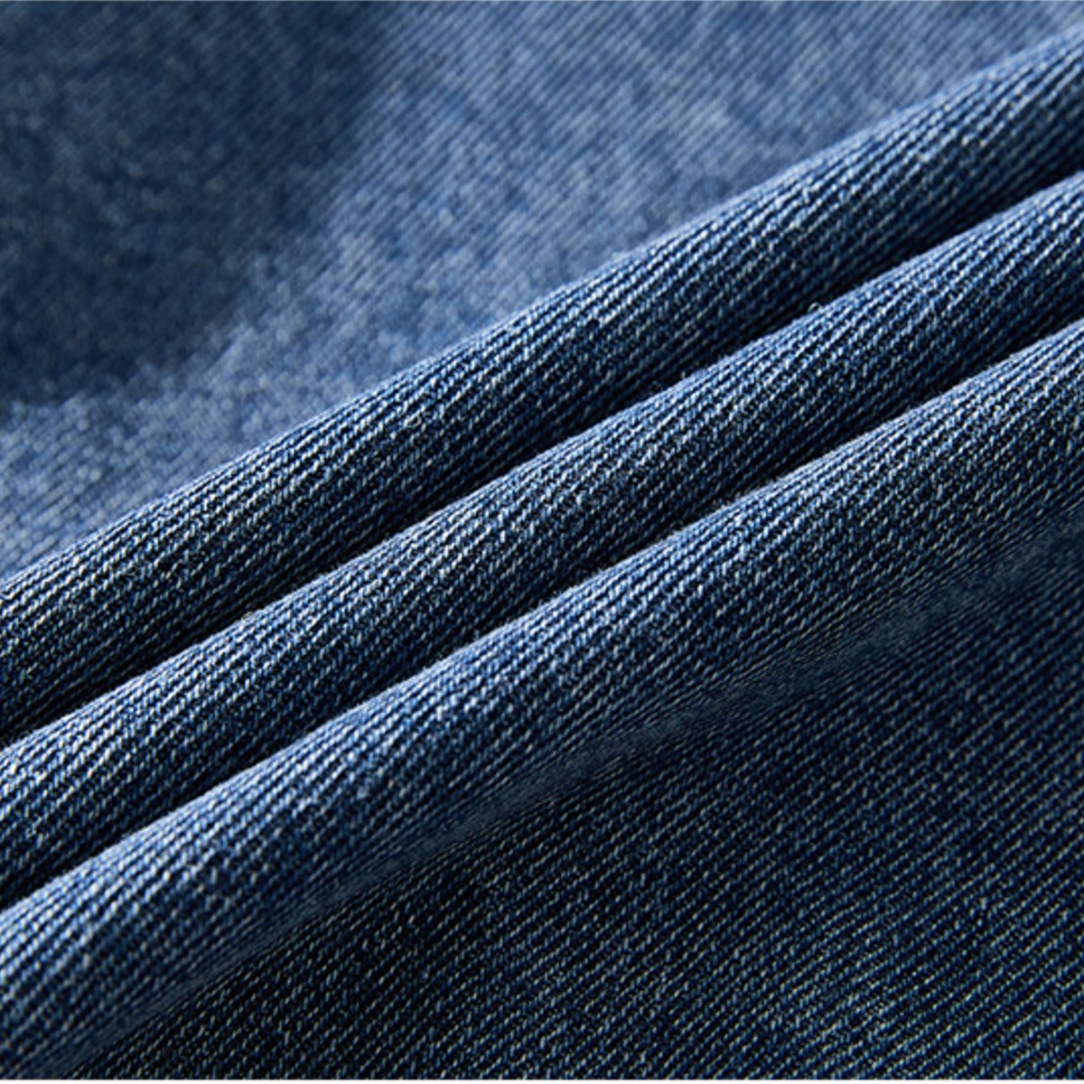 レーヨン混デニム パネルデザイン ZIPジャケット N1959