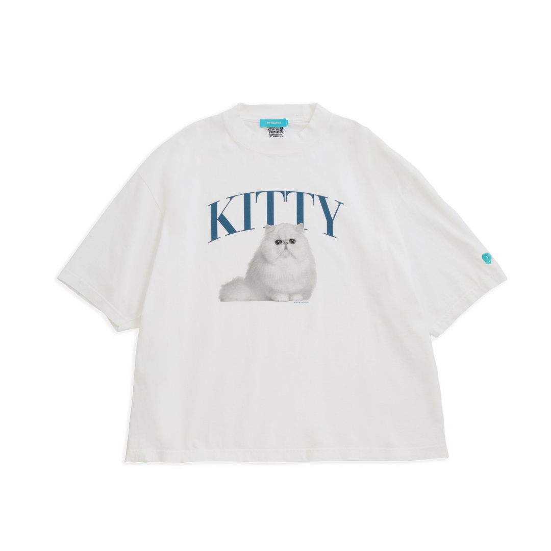 【KIITY】Cat Crew T-shirts -Exotic shorthair