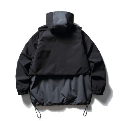 バイカラー　スタンドジャケット　B940