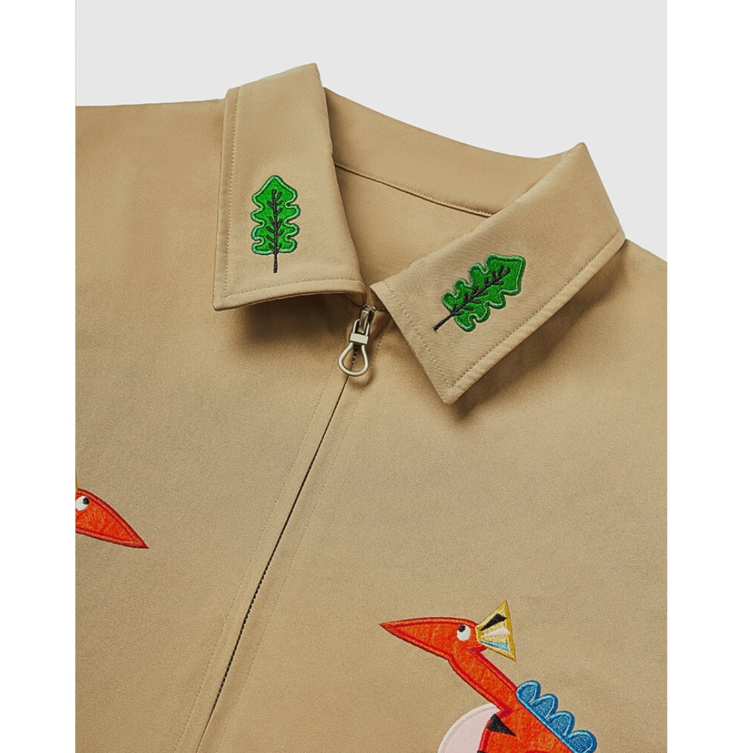 Embroidery　ZIPジャケット　B825