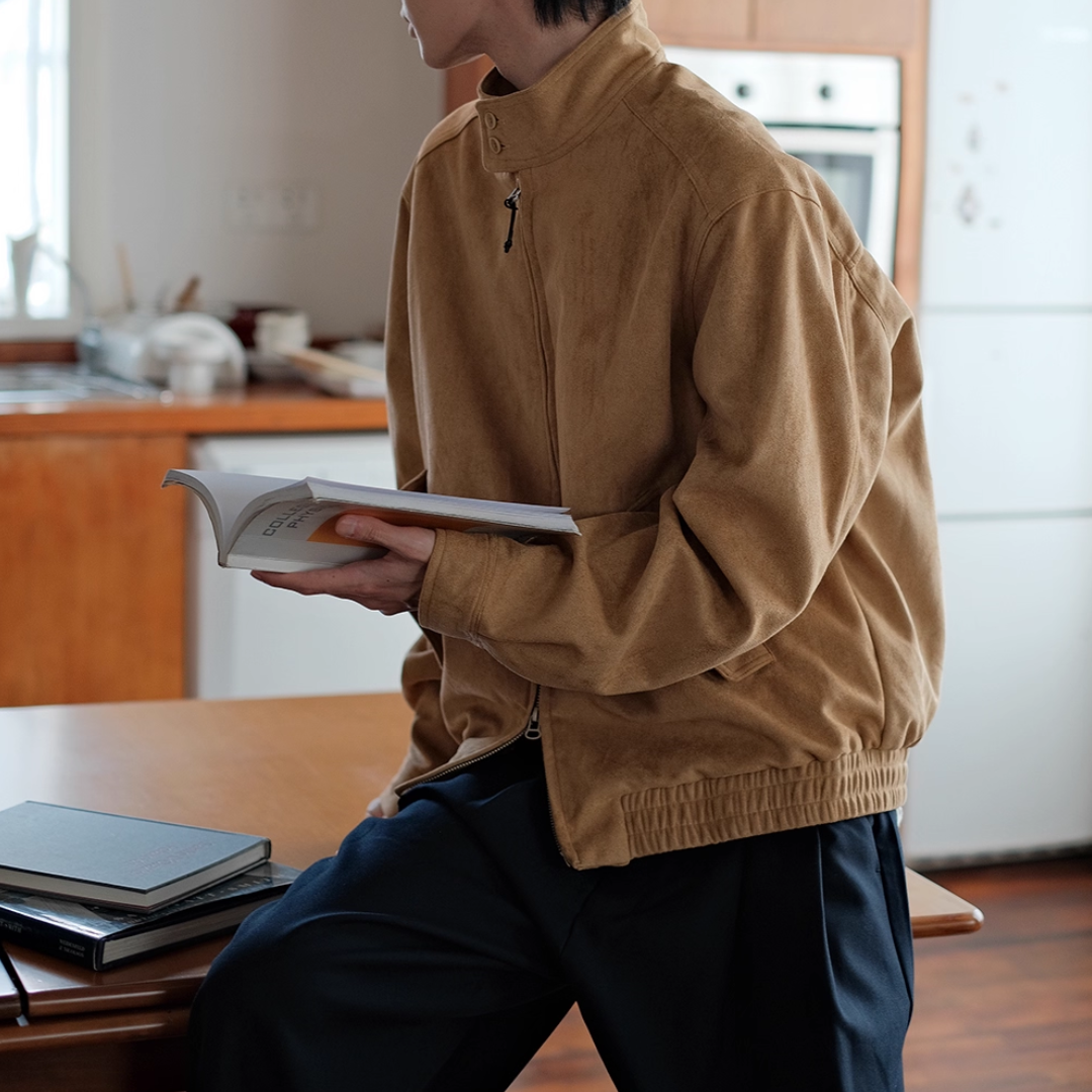 PEスエード スウィングトップ ジャケット N730