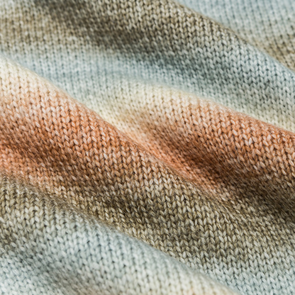 Faux layered wool polo collar knit N748