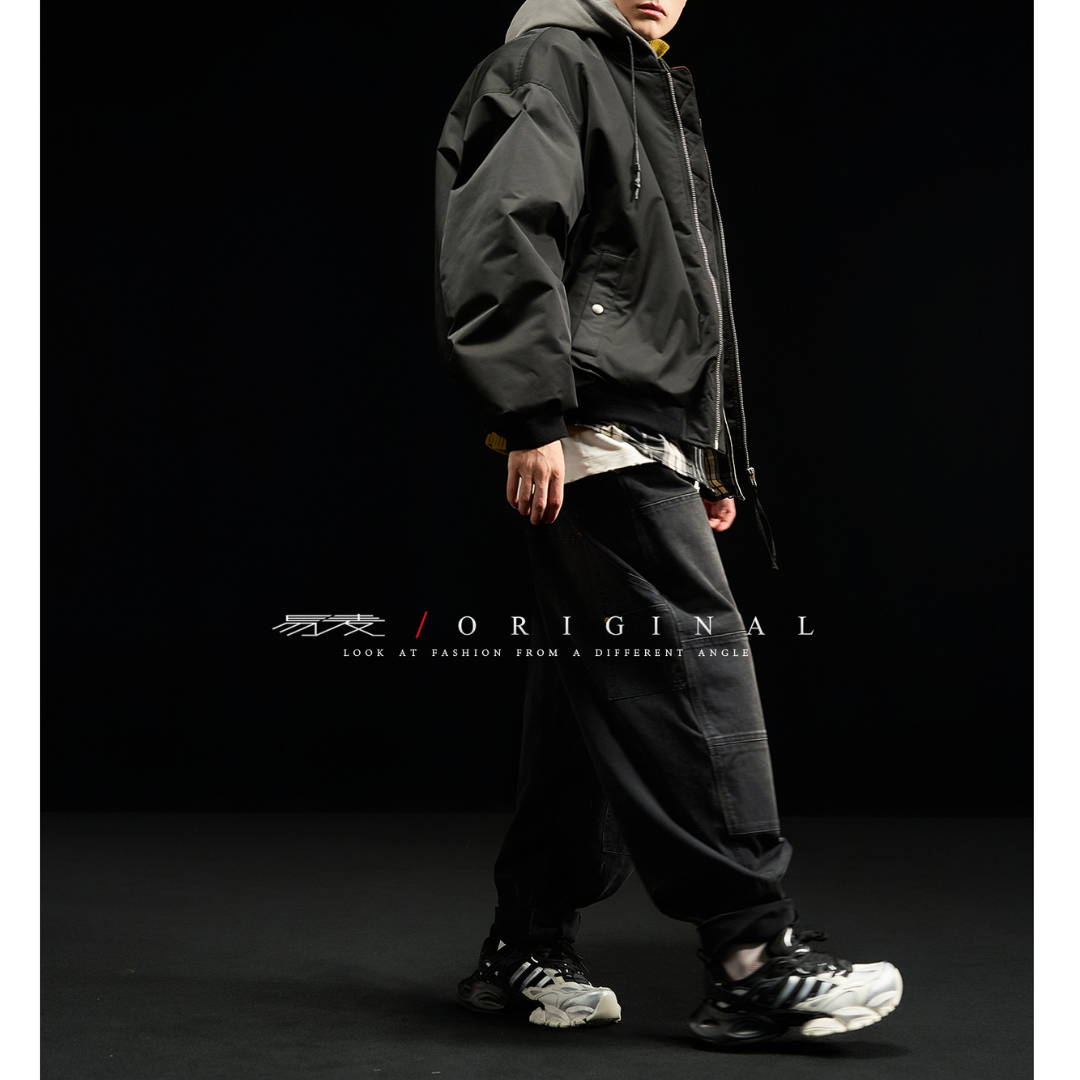 [YMORIGINAL] White Duck Down Faux Layered Jacket N853