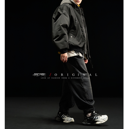 [YMORIGINAL] White Duck Down Faux Layered Jacket N853