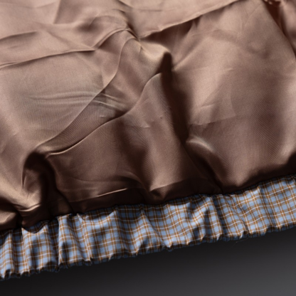 マイクロチェック　パデットジャケット　N970