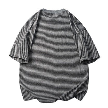 リンガーネック　ボーダー　半袖Tシャツ　N300
