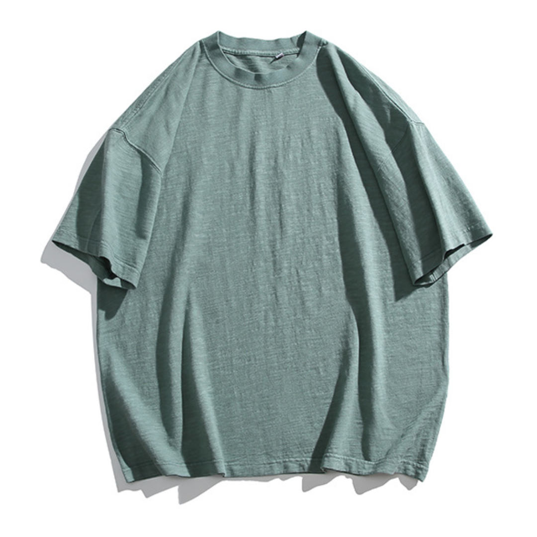 メランジコットン　ワイドTシャツ　N1633　
