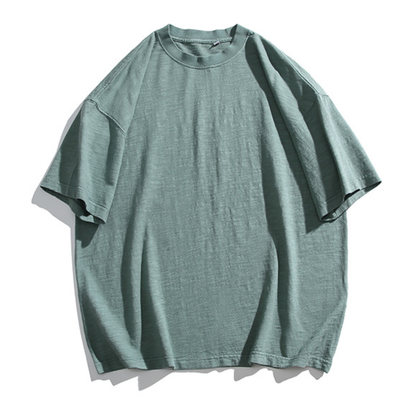 メランジコットン　ワイドTシャツ　N1633　