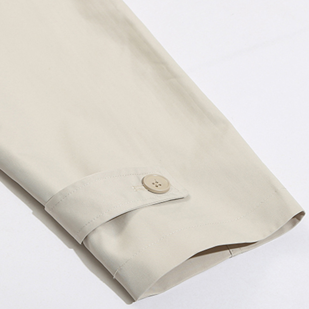 高密度ポリエステル　ワイド　ステンカラーコート　N1274