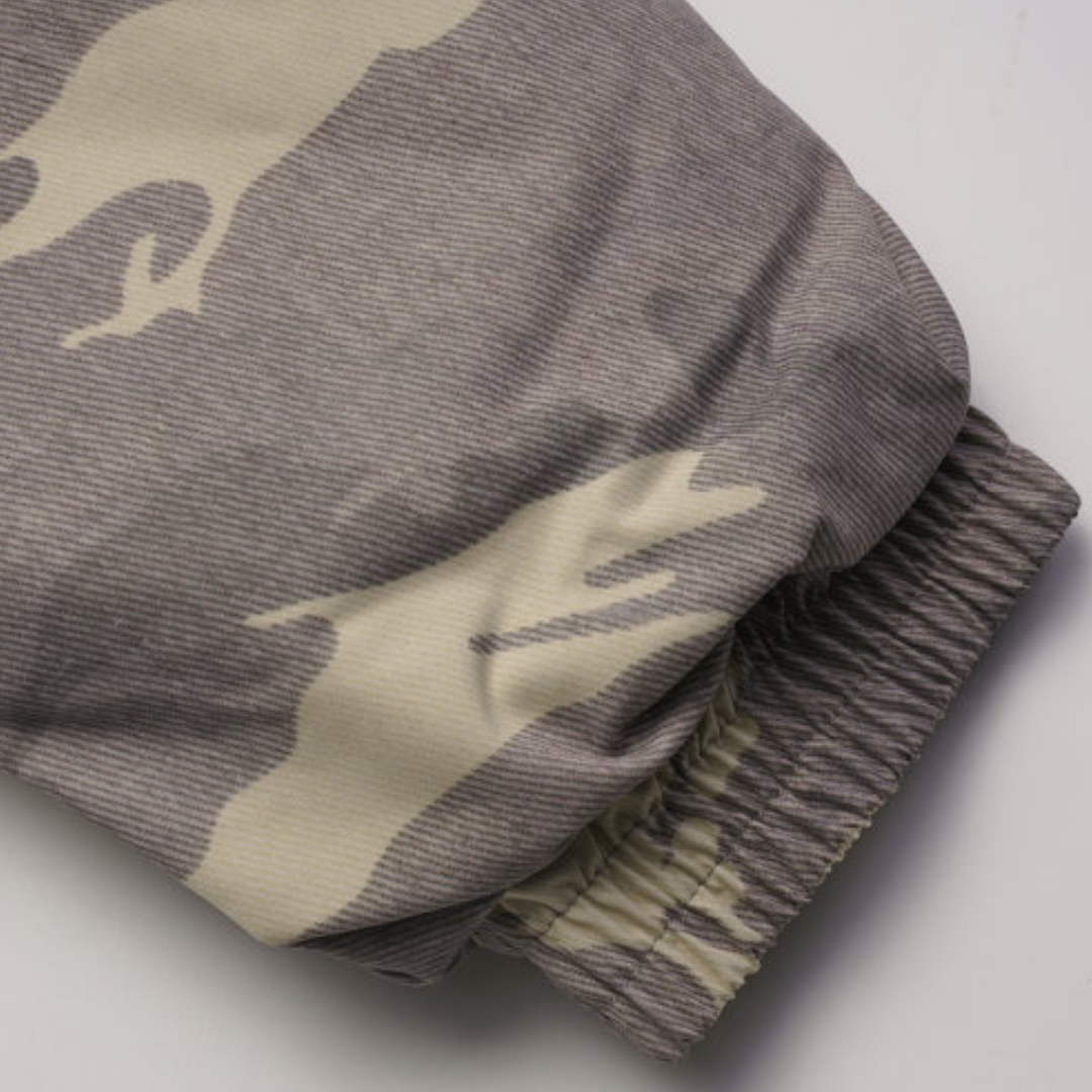 カモフラージュ　ファーフード　ジャケット　N943