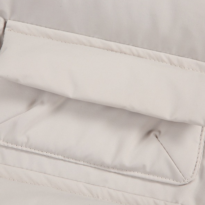 パデッド　ジップアップ　スタンドベスト　N1032