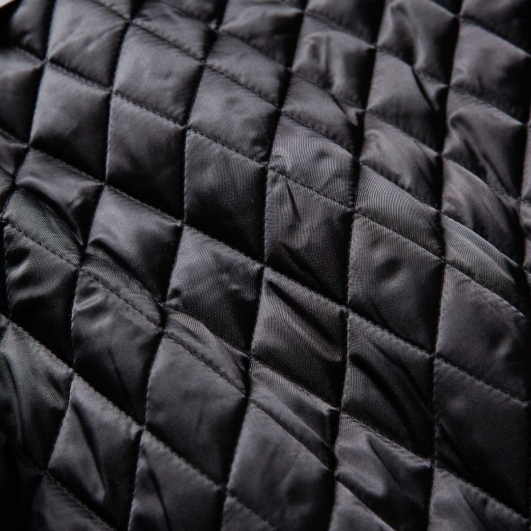 Faux layered wool polo collar knit N748