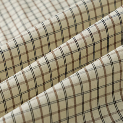 ダブルフラップ　ドローコードヘム　チェックシャツ　N1247