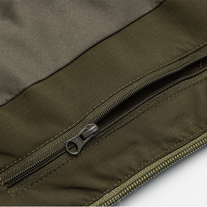 Faux layered wool polo collar knit N748