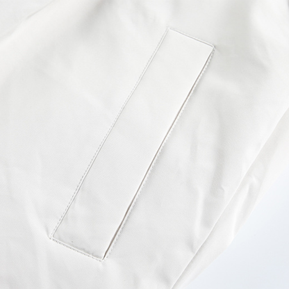 Faux layered wool polo collar knit N748