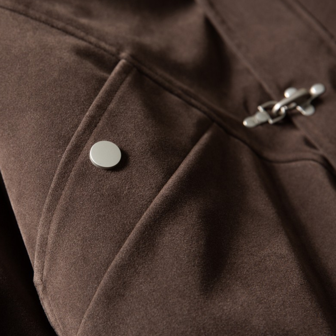 Faux layered wool polo collar knit N748