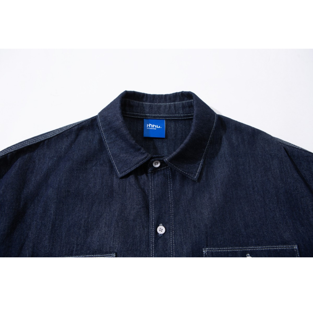 デニム　ワークシャツ　N1037