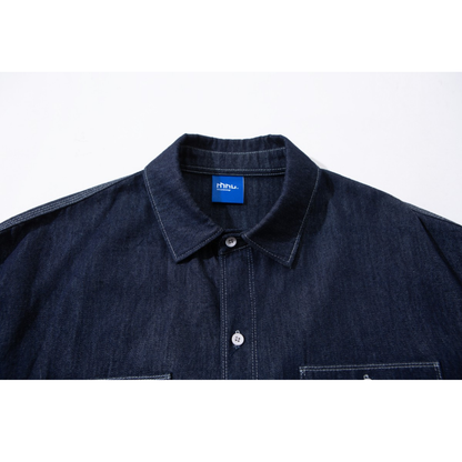 デニム　ワークシャツ　N1037