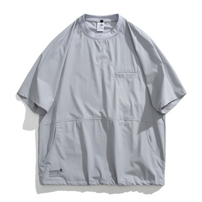 ウエストポケット　ストレッチナイロン　Tシャツ　N452