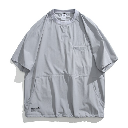 ウエストポケット　ストレッチナイロン　Tシャツ　N452